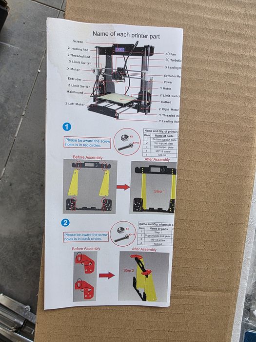Drukarka 3D DIY – Zestaw do składania