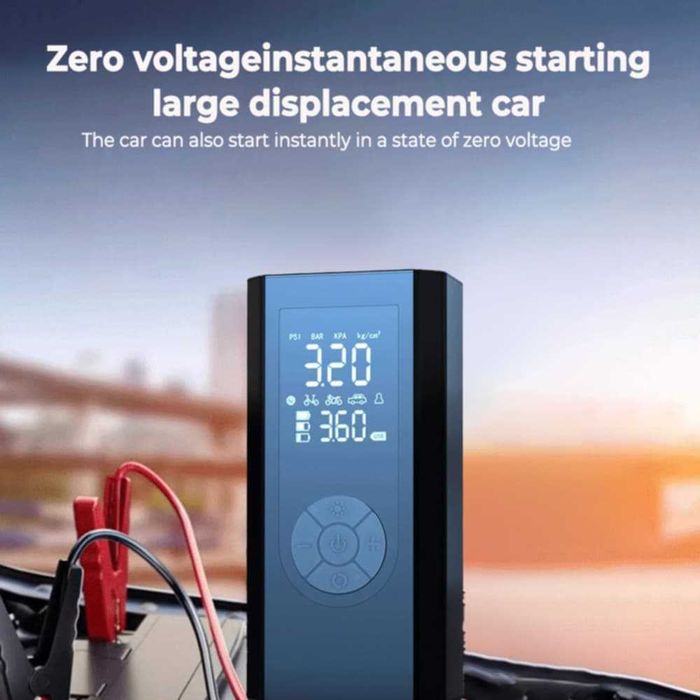 Urządzanie rozruchowe do auta z kompresorem ,mocne nowe car jump