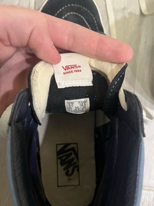 високі кеди Vans Sk8-Hi із замші та матеріалу