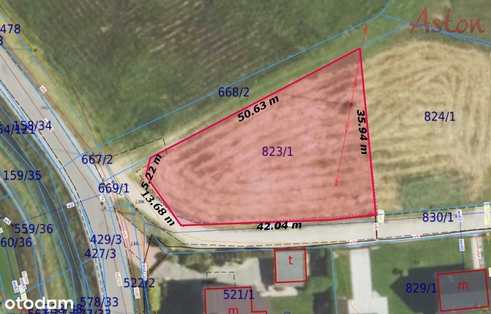 1179 m² | dom lub bliźniak | Mpzp | media