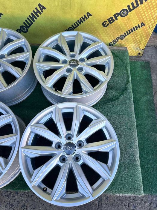 Диски Audi 5:112R17 Комплект Литі Титани Б/у Склад Оригінал