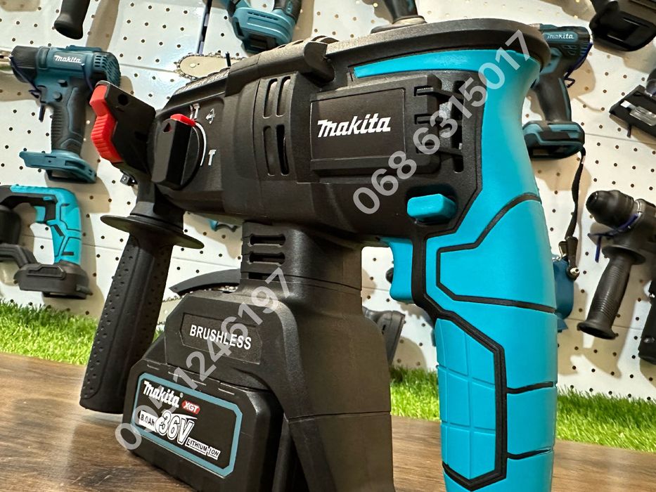 Аккумуляторный Перфоратор Makita DHR202BL 36V 8Ah Сила удара 3.3 Дж