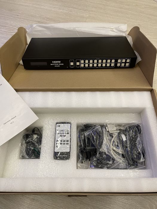 Матричный коммутатор HDMI 8X8 MATRIX SWITCH, 4K/60