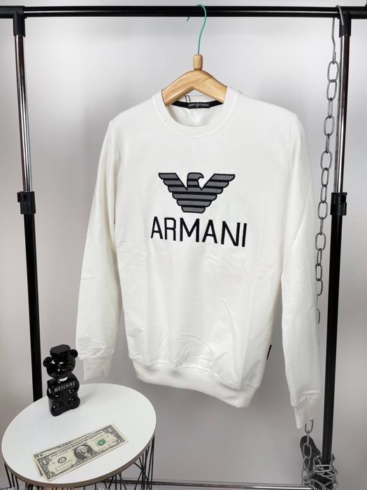 РАСПРОДАЖА!  Armani мужской свитшот брендовый оригинал кофта батник