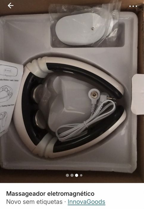 Massajador eletromagnetico, nunca utilizado