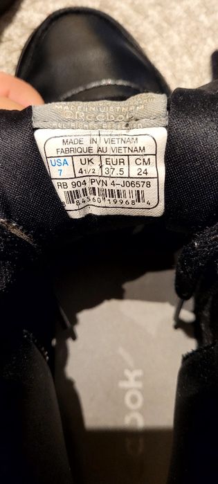 Buty Oldschoolowe Reebok rozm 37,5 wkładka 24cm