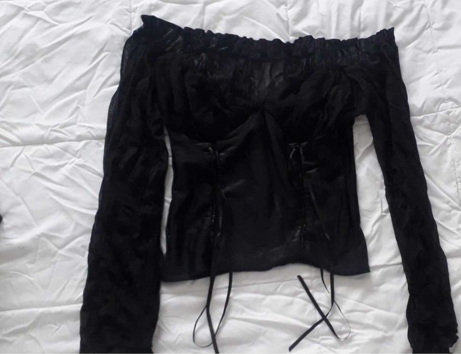 Fantasia para festa de halloween 2 peças Blusa e Capa