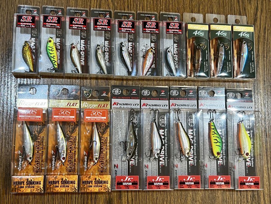 У наявності топові японські воблери ZipBaits, Jackall, Smith...