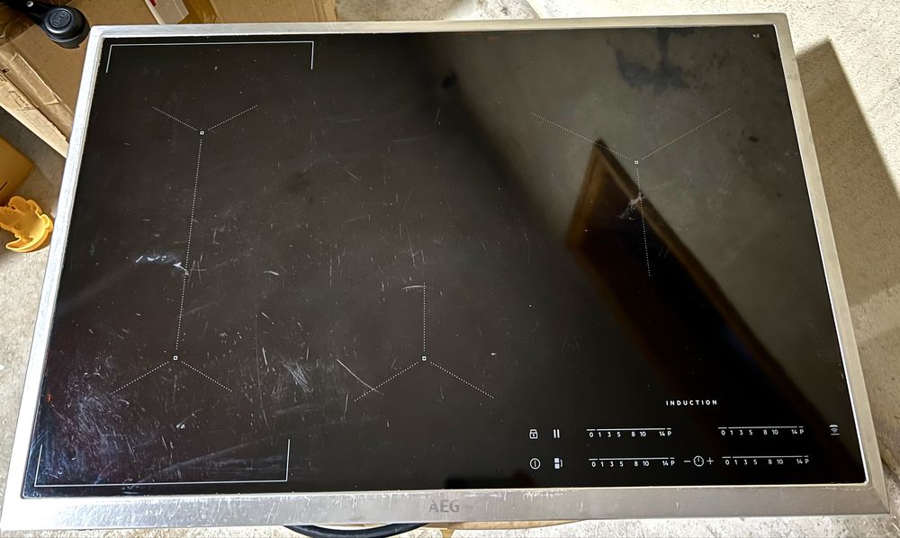 Placa indução AEG 77cm