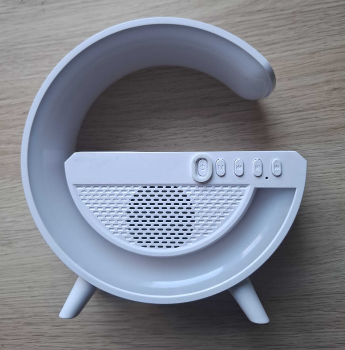 Głośnik RGB Google Bluetooth Ładowarka Indukcyjna