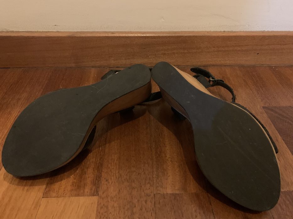 Sandalias de pele da Zara