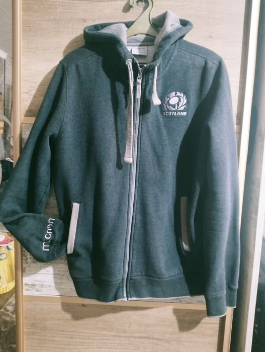 Чоловіча тепла кофтина  на змійці