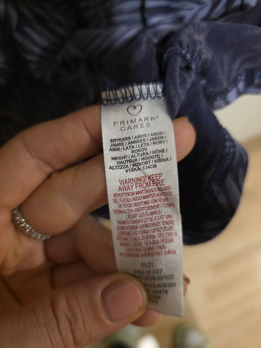 Chlopięca bluzka koszulka t-shirt Primark rozm. 134