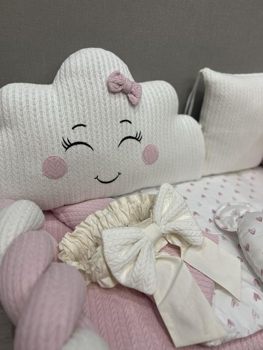 Постельный комплект в кроватку ,защита, захист, бортики, набір