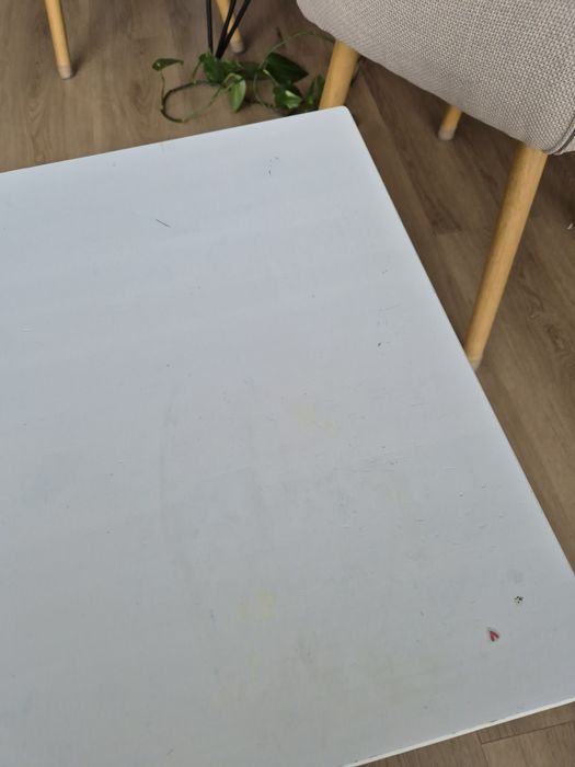 Stolik biały dla dzieci IKEA SUNDVIK 76x50cm + krzesełko