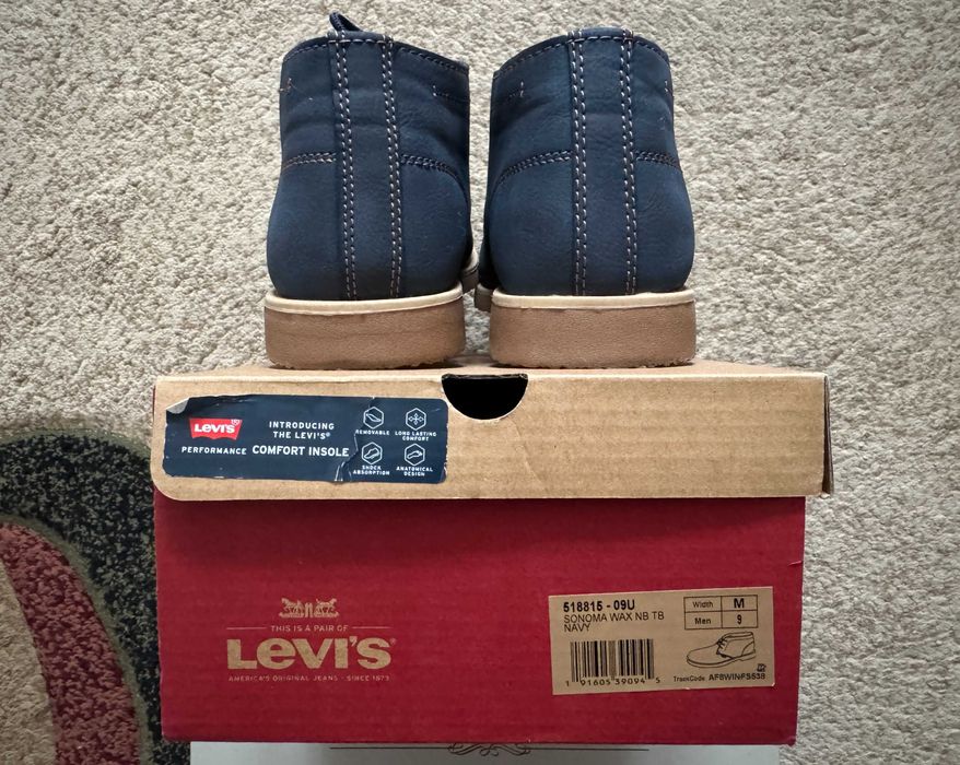 Чоловічі черевики Levi’s Sonoma Wax, темно-сині