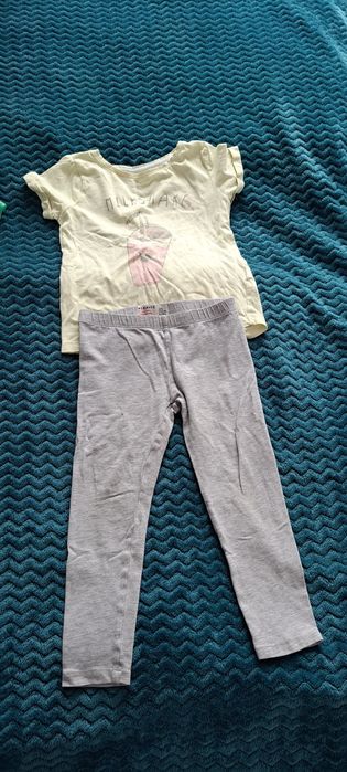 Bluzka i legginsy dziewczęce 110