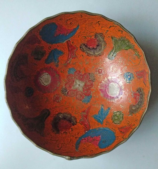 Bаза тарель миска для фруктів цукерок Індія Латунь 20x6.5  см