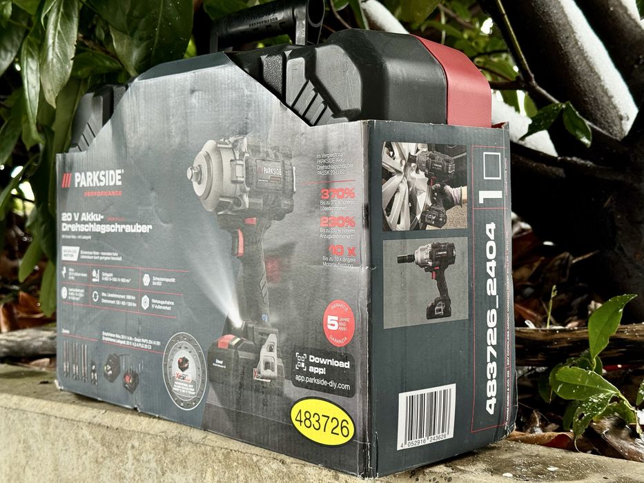 Акумуляторний гайковерт PARKSIDE PASSP 20-li C4 + акб 4А і зарядка 4.5
