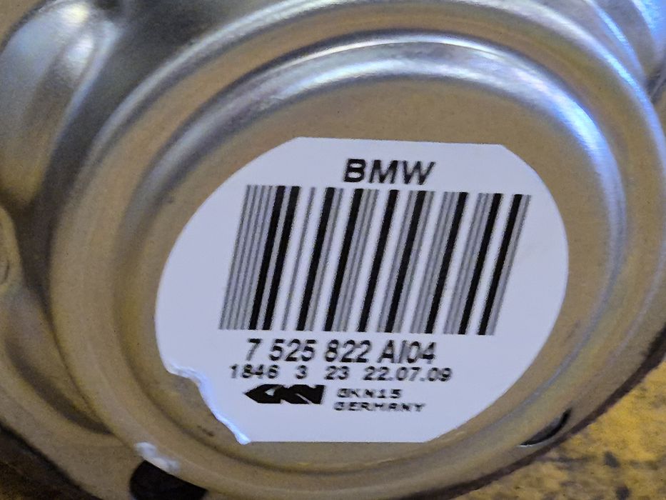 BMW E90 E91 E92 E93 E87 Półoś Prawa Lewa 7.525822/1 Sprawna Gwarancja