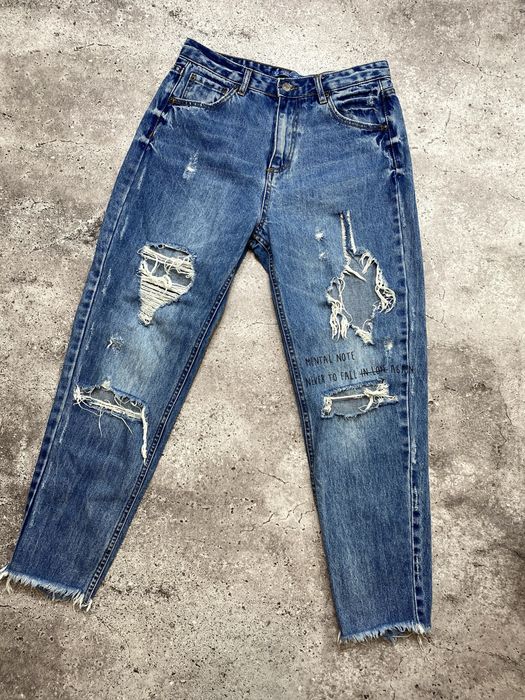 Женские рваные джинсы Pull & Bear S бойфренды