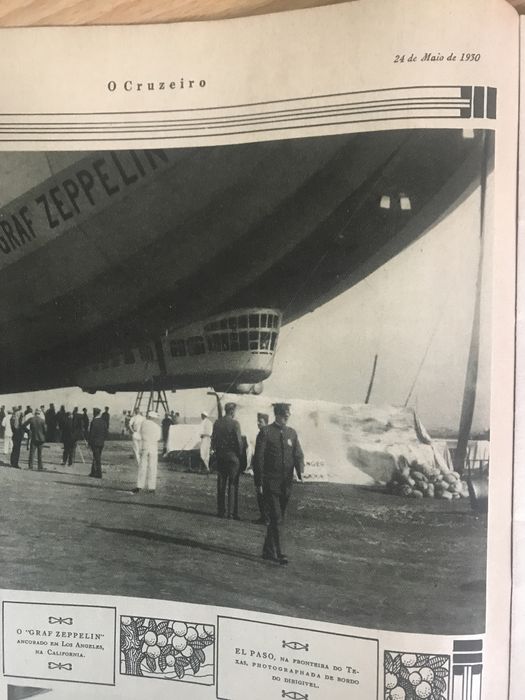 Revista O Cruzeiro - Edição Especial Zeppelin 1930
