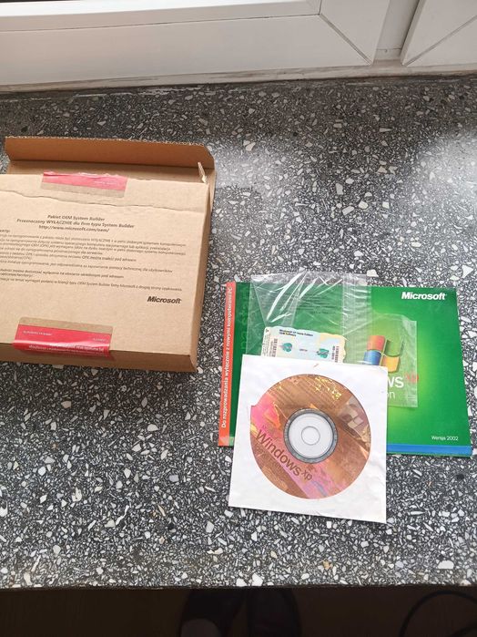 Windows xp płyta naklejka