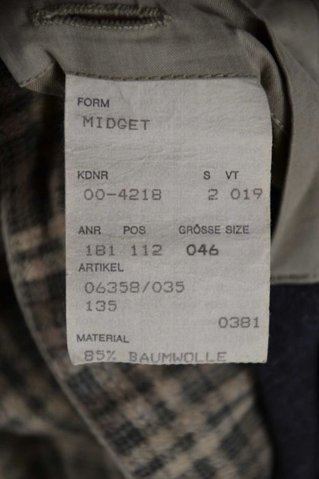 HUGO BOSS Midget Trench Płaszcz Męski 46 Oryginalny Super Stan Bawełna