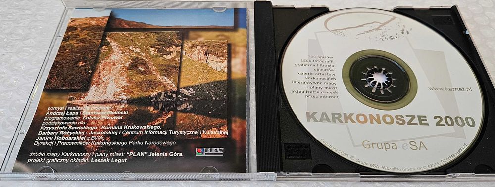 Karkonosze 2000 Przewodnik multimedialny na PC