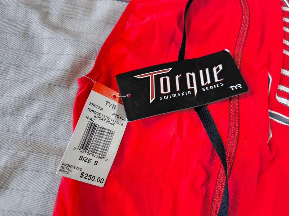 Гідрокостюм жіночий, Свімскін TYR TORQUE ELITE Swimskin Червоний, S