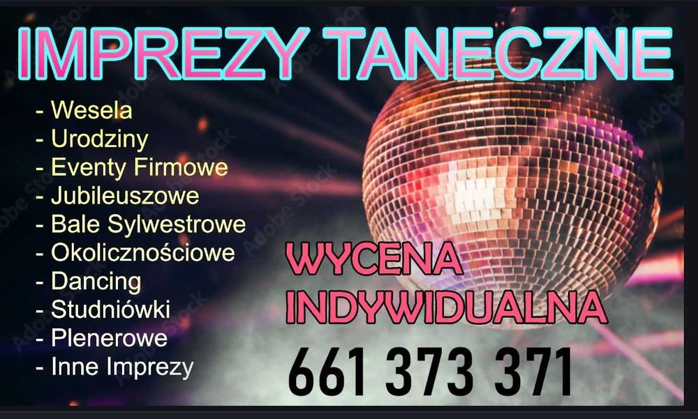 DJ / Prezenter / Imprezy Taneczne