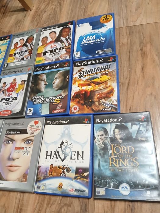 PS2 zestaw gier Resident Evil, Tekken, Fifa