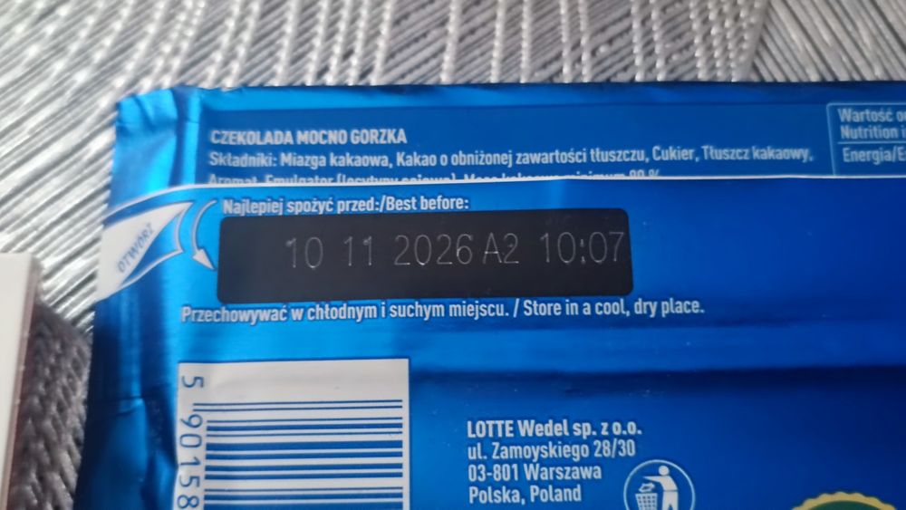 Czekoladki Merci 250g. Storck oraz 3 x czekolada  gorzka E. Wedel