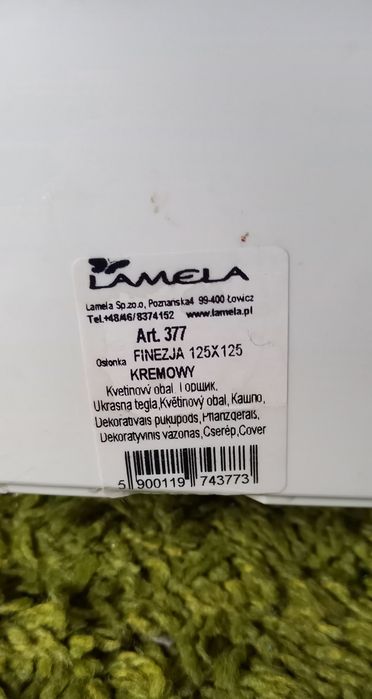 Sztuczny Storczyk w doniczce duży 72cm biały