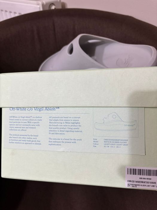 Klapki Off-white roz.39