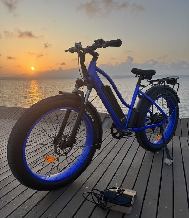 Bicicleta Elétrica Fat Tire – 70 km/h - Só 550KM de uso – Como Nova