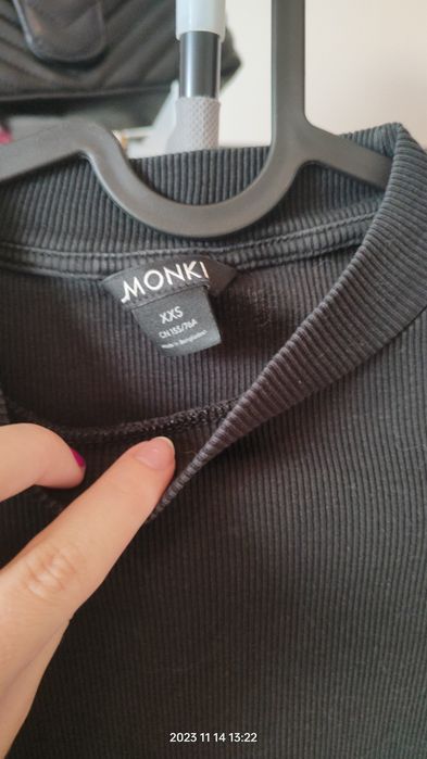 MONKI bluzka polgolf bawelna xxs/xs/s