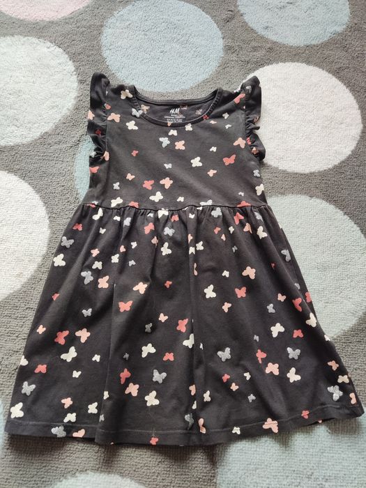 Sukienka motylki H&M metka 98/104