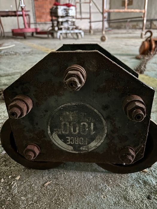 Talha manual de corrente 1T + Carro porta-talha 1T