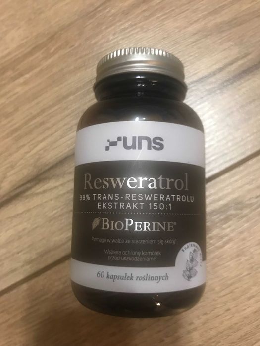 Resweratrol 60 kapsułek roślinnych