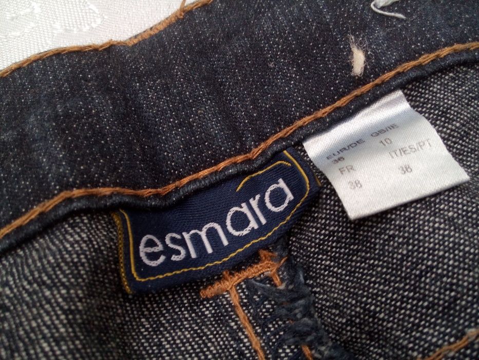 джинсы Еsmara, р. М-L темно-синие 100% коттон штаны брюки оригинал