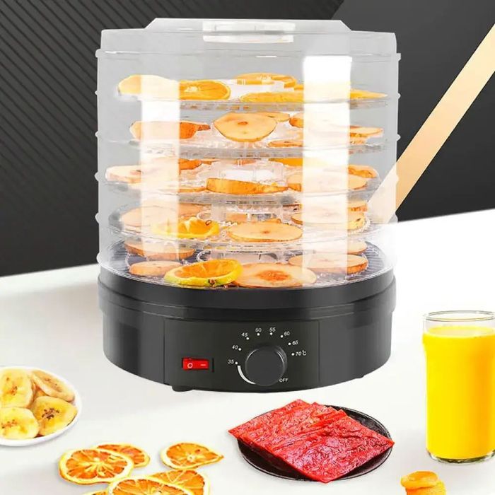 Електро сушарка для фруктів і овочів 5 ярусів, 800 Вт, Rainberg RB-912