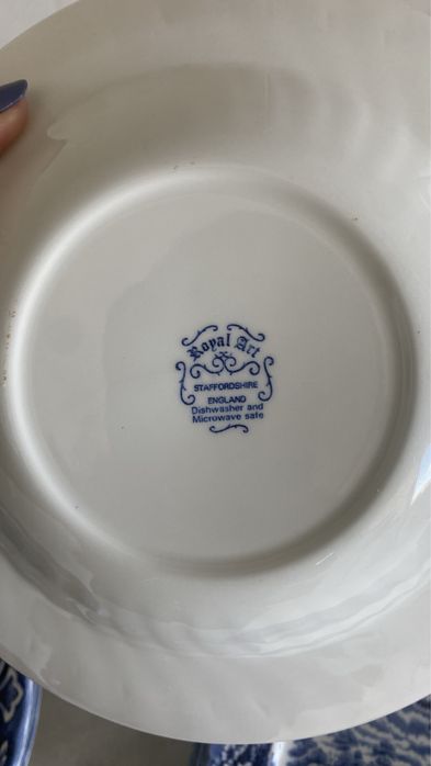 serviço de loiça Royal Art – Staffordshire (England).