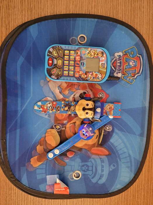 Zestaw Psi Patrol, zegarek+opaska+zabawkowy telefon