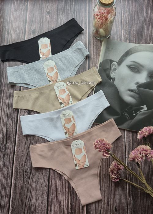 Бавовняні трусики/бразиліани у рубчик/бавовняні безшовні бразиліани