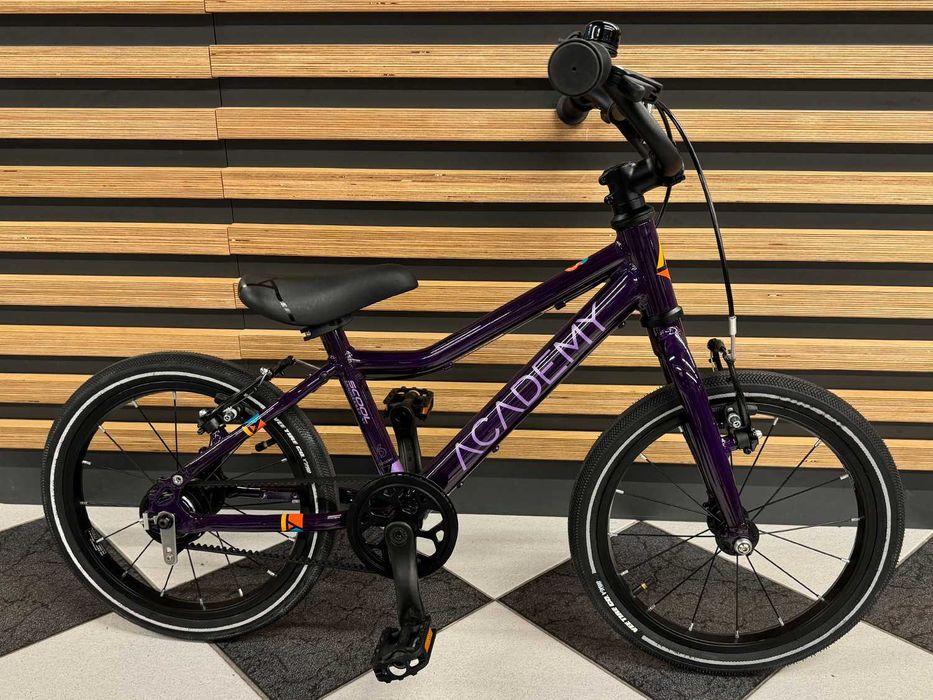 Rower dziecięcy ACADEMY 3 Purple 16" KRAKÓW w ofercie kubikes puky