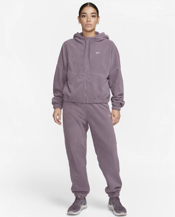 нові оригінальні спортивні штани nike найк рожеві на флісі тедді M