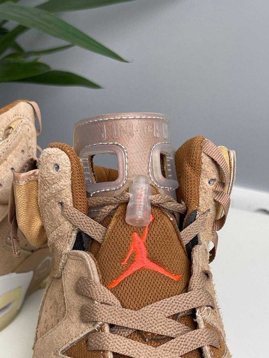 Кросівки Nike Air Jordan 6 Retro Travis Scott British Khaki premium