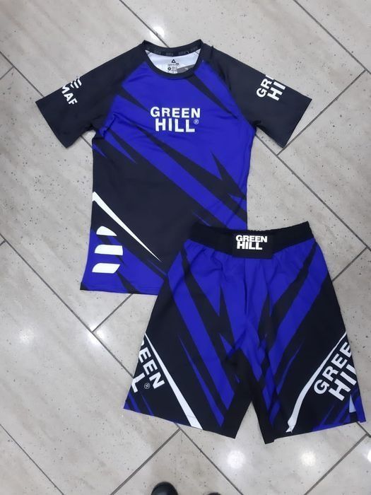 Комплект для тренування, рашгард Hayabusa, RDX, Bad boy футболка і шор