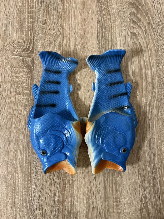 Тапки у вигляді Риб, гумові тапки Риби, шльопанці Риби